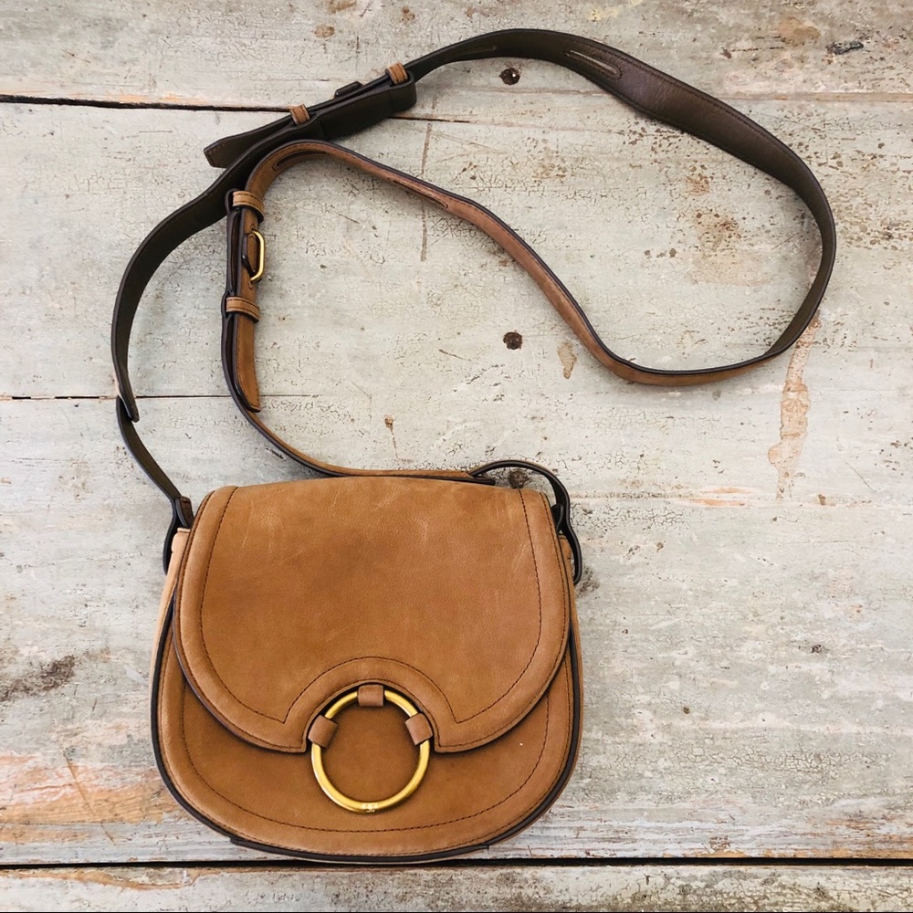 ♥️ Tory Burch ♥️ Brown Suede Crossbody Bag